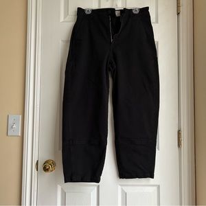 Black Everlane Utility Barrel Pants (Size 8)